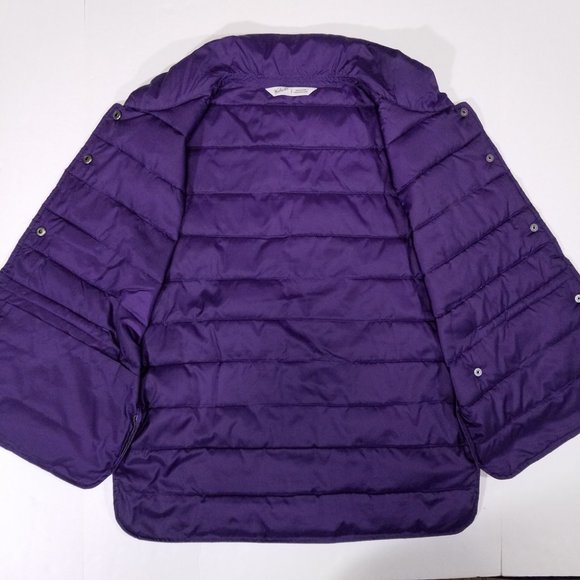 Woolrich Purple Button-up Outdoor Vest w/ Pockets - Picture 6 of 9